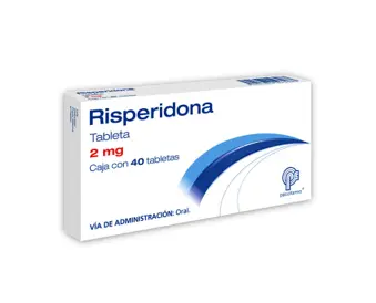 RISPERIDONA PSICOFARMA 2MG TABLETAS CON 40 (GI)