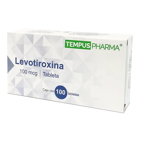 LEVOTIROXINA TEMPUSPHARMA 100MCG TABLETAS CON 100 (GI)