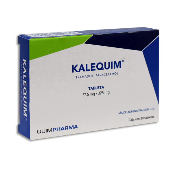 KALEQUIM 37.5/325MG TABLETAS CON 20 (GI)