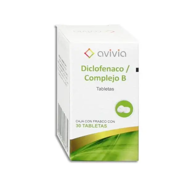 DICLOFENACO/COMPLEJO B AVIVIA TABLETAS CON 30 (GI)