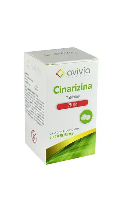 CINARIZINA 75MG AVIVIA TABLETAS CON 60 (GI)