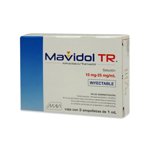 MAVIDOL TR SOLUCION INYECTABLE CON 3 (GI)