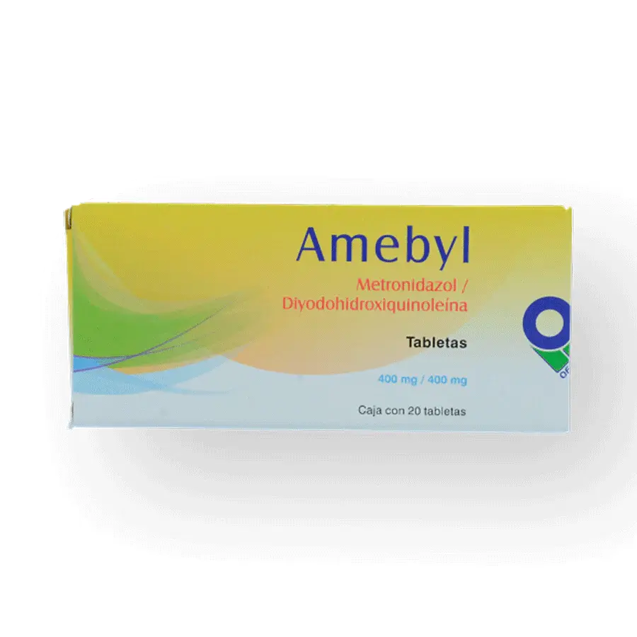 AMEBYL 400/400MG TABLETAS CON 20 (GI)