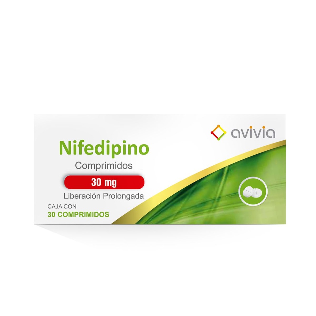 NIFEDIPINO AVIVIA 30MG COMP CON 30 (GI)