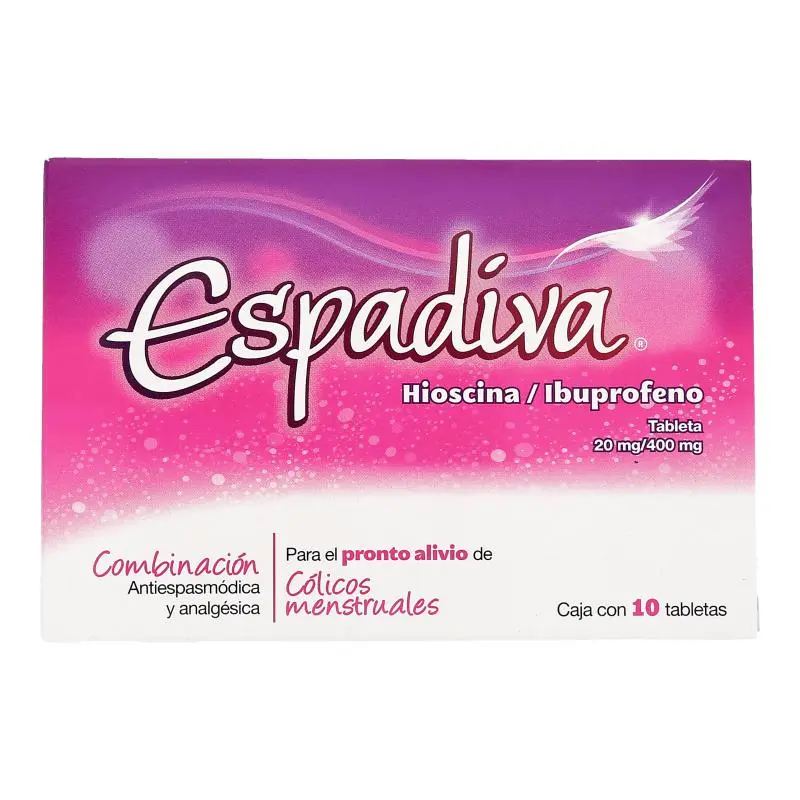 ESPADIVA 20/400MG TABLETAS CON 10 (GI)