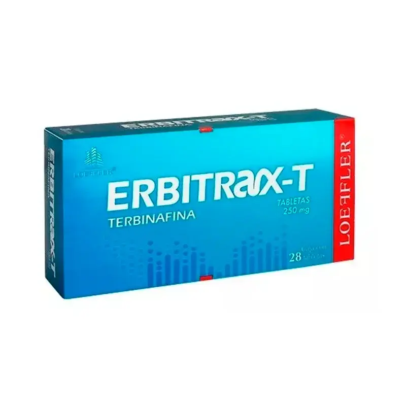 ERBITRAX-T 250MG TABLETAS CON 28 (GI)