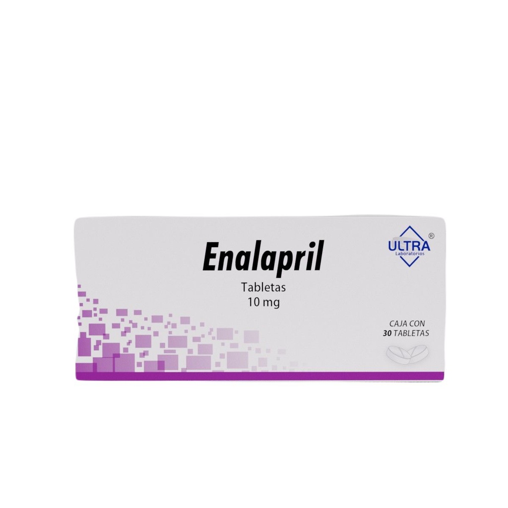 ENALAPRIL ULTRA 10MG TABLETAS CON 30 (GI)