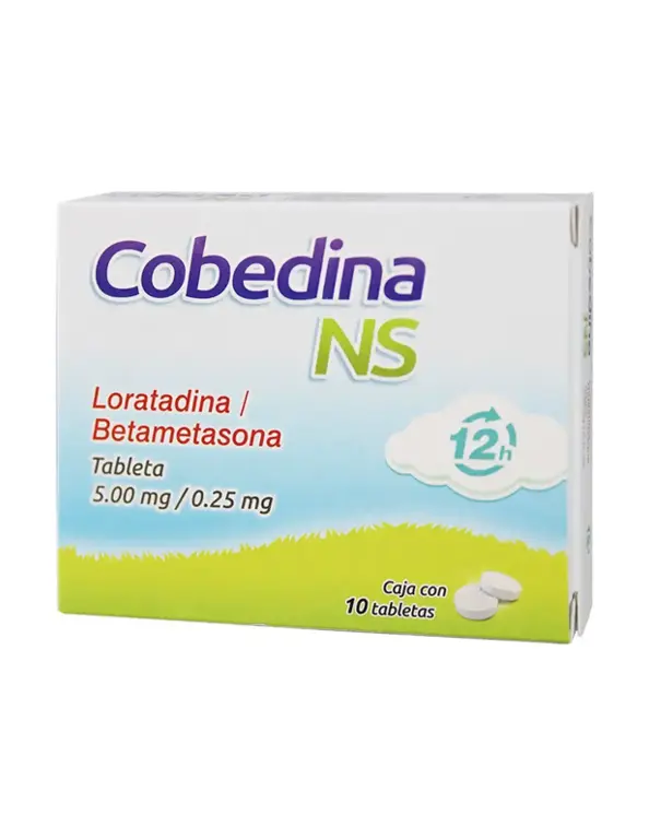 COBEDINA NS 5/0.25MG TABLETAS CON 10 (GI)