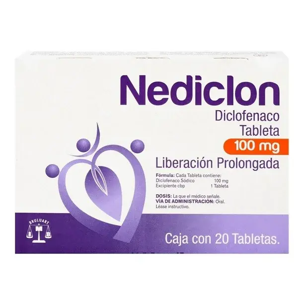 NEDICLON 100MG TABLETAS LP CON 20 (GI)