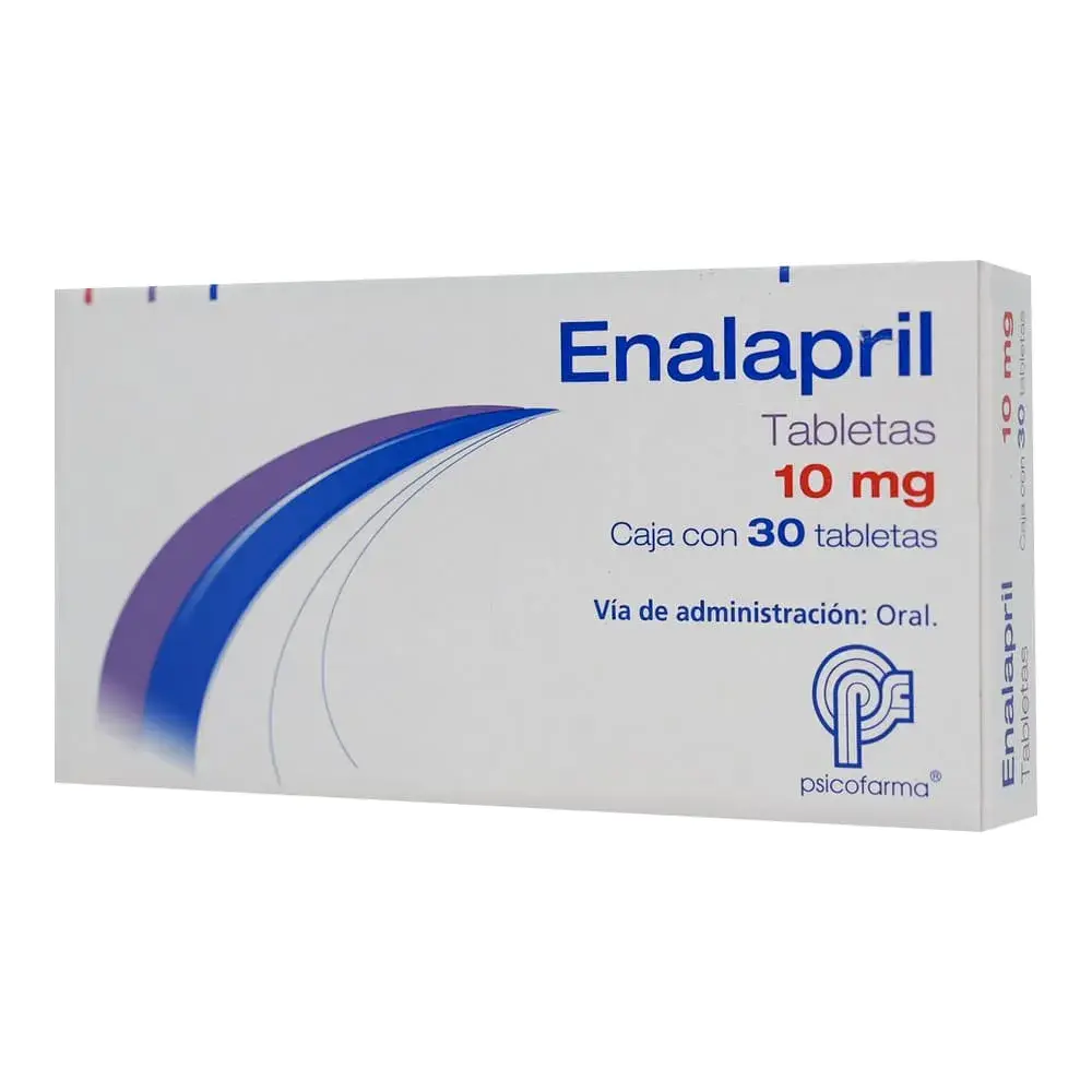ENALAPRIL PSICOFARMA 10MG TABLETAS CON 30 (GI)
