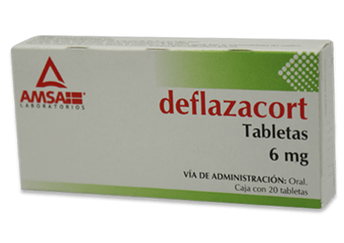 DEFLAZACORT AMSA 6MG TABLETAS CON 20 (GI)