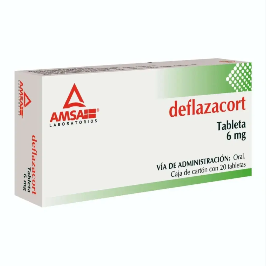 DEFLAZACORT AMSA 6MG TABLETAS CON 20 (GI)