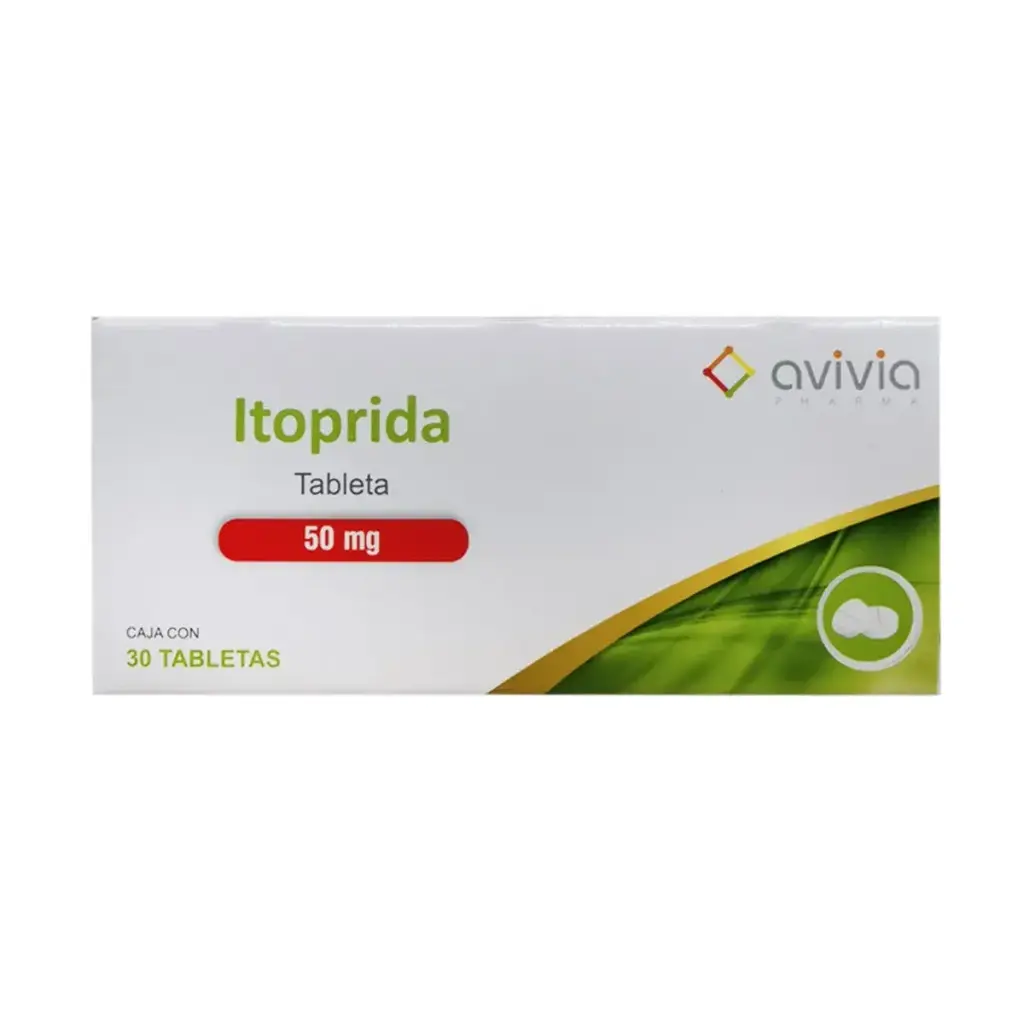 ITOPRIDA AVIVIA 50MG TABLETAS CON 30 (GI)