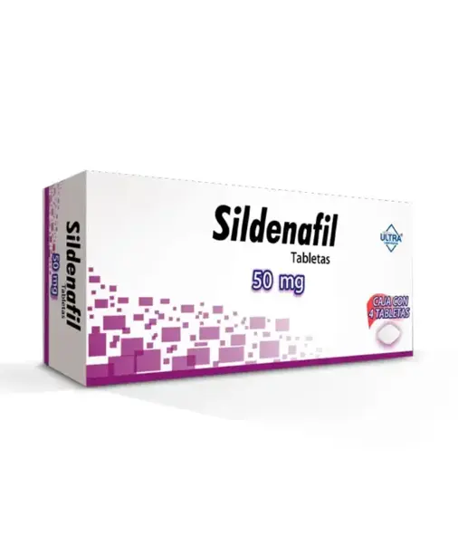 SILDENAFIL ULTRA 50MG TABLETAS CON 4 (GI)