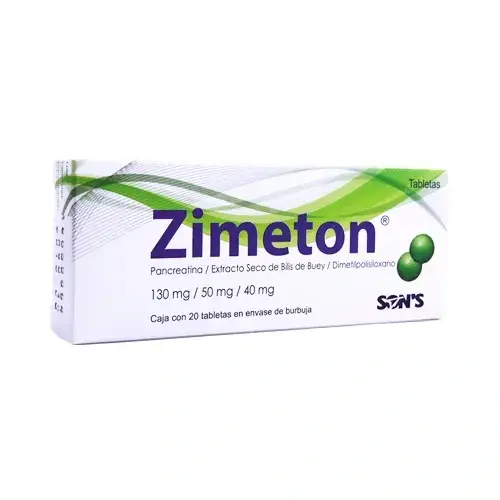 ZIMETON 130/50/40MG TABLETAS CON 20 (GI)