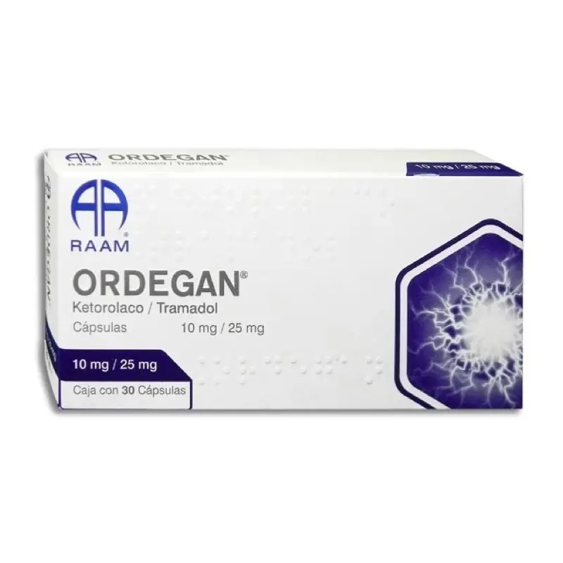 ORDEGAN 10/25MG CAPSULAS CON 30 (GI)
