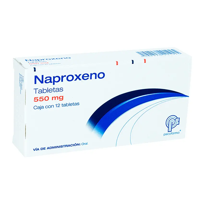 NAPROXENO SODICO ALPHARMA 550MG TABLETAS CON 12 (GI)