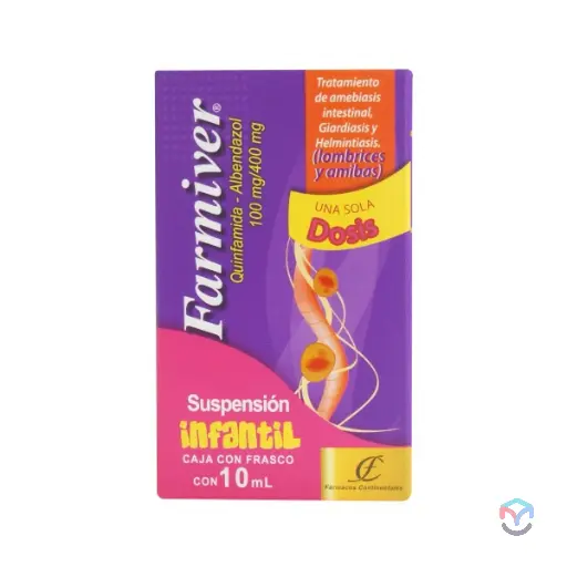FARMIVER INFANTIL 100/400MG SUSPENSION 10ML (GI)