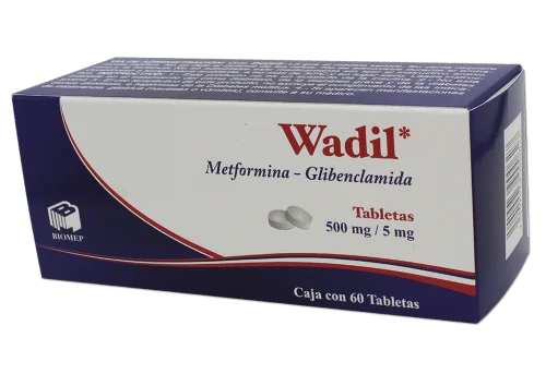 WADIL 500/5MG TABLETAS CON 60 (GI)