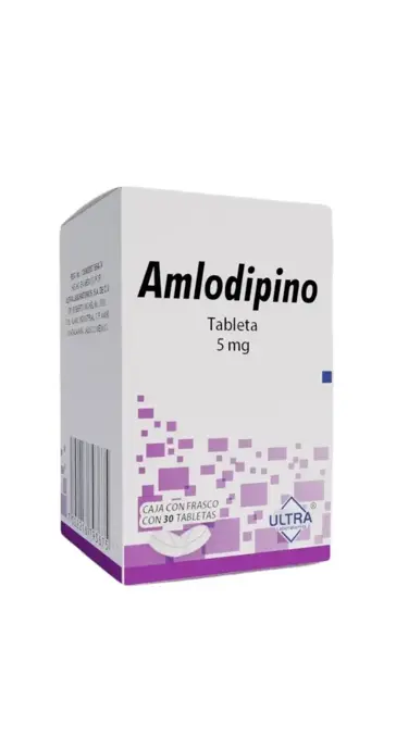 AMLODIPINO ULTRA 5MG TABLETAS CON 30 (GI)