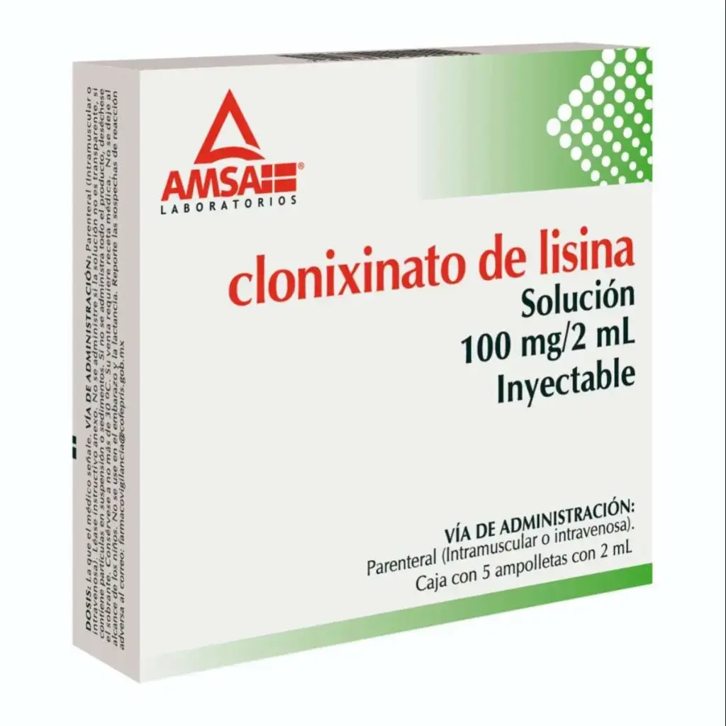 CLONIXINATO DE LISINA AMSA 100MG/2ML INYECTABLE CON 5 (GI)