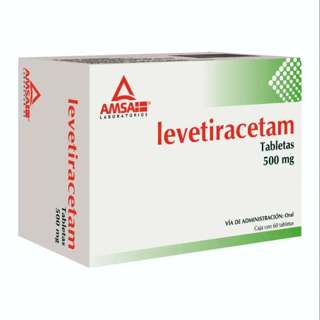 LEVETIRACETAM AMSA 500MG TABLETAS CON 60 (GI)