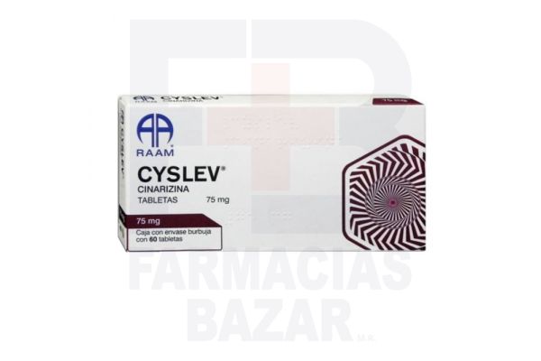 CYSLEV 75MG TABLETAS CON 60 (GI)