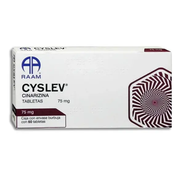 CYSLEV 75MG TABLETAS CON 60 (GI)