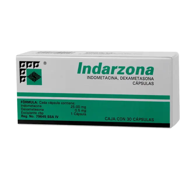 INDARZONA 25/0.5MG CAPSULAS CON 30 (GI)