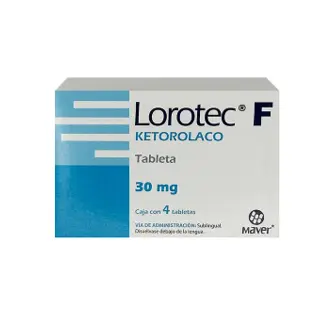 LOROTEC F 30MG TABLETAS SL CON 4 (GI)