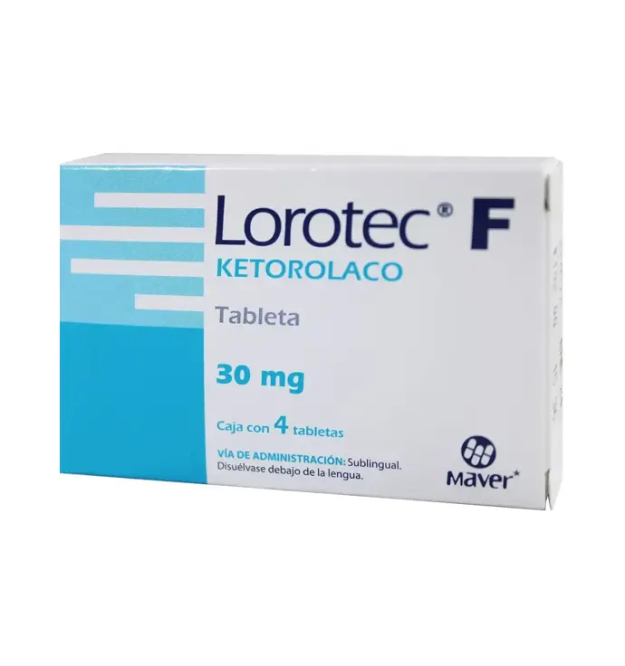 LOROTEC F 30MG TABLETAS SL CON 4 (GI)