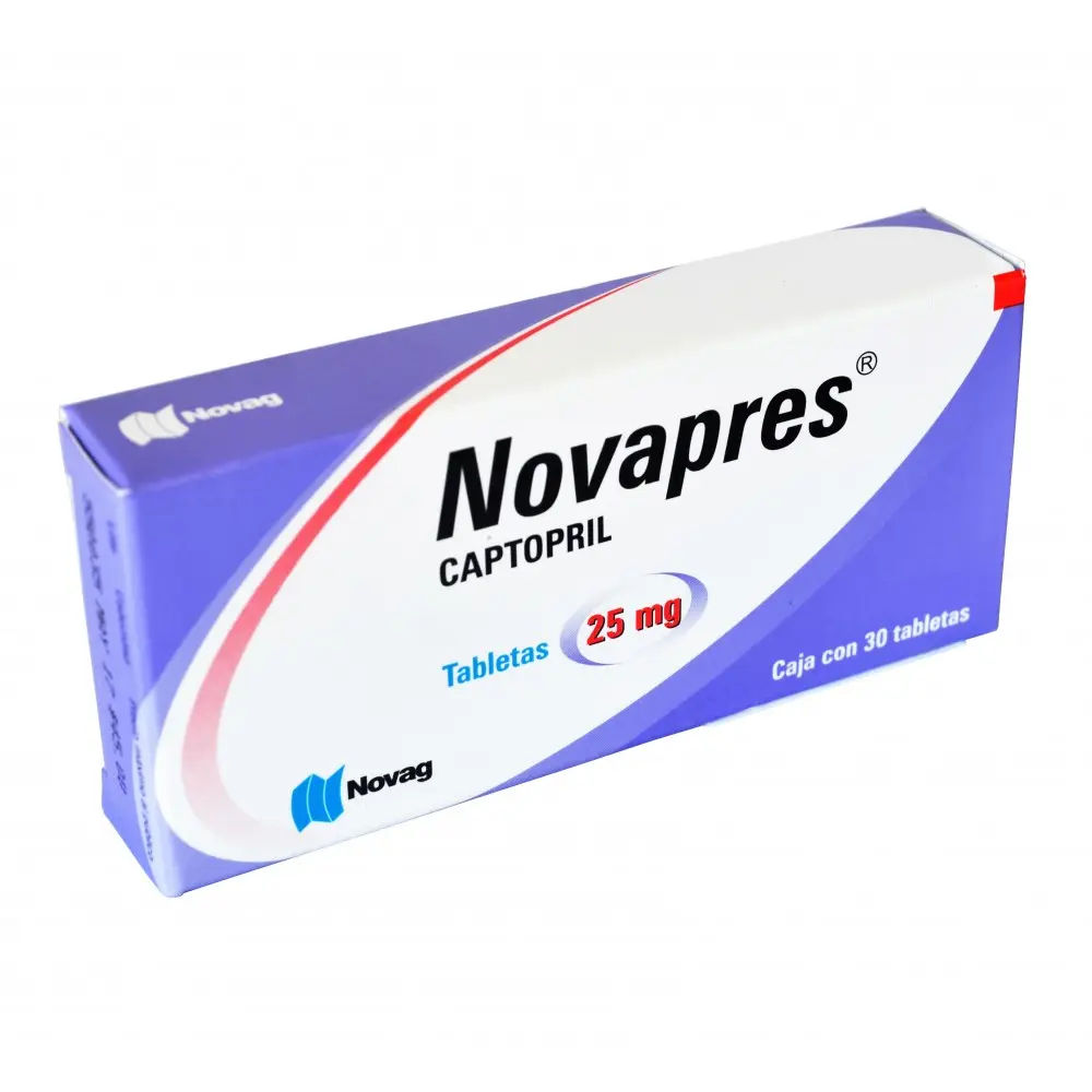 NOVAPRES 25MG TABLETAS CON 30 (GI)