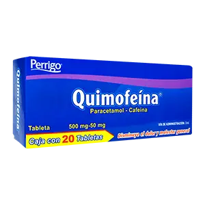 QUIMOFEINA 500/50MG TABLETAS CON 20 (GI)