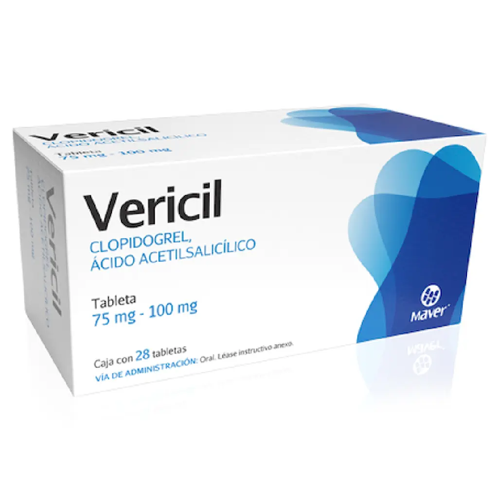 VERICIL 100/75MG TABLETAS CON 28 (GI)