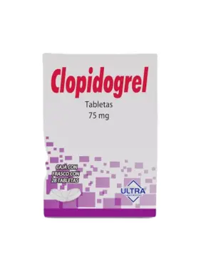 CLOPIDOGREL ULTRA 75MG TABLETAS CON 28 (GI)