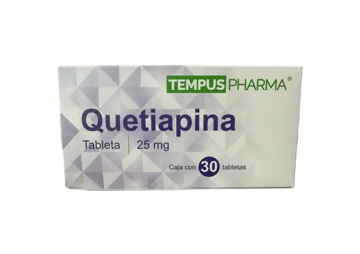 QUETIAPINA TEMPUSPHARMA 25MG TABLETAS CON 30 (GI)
