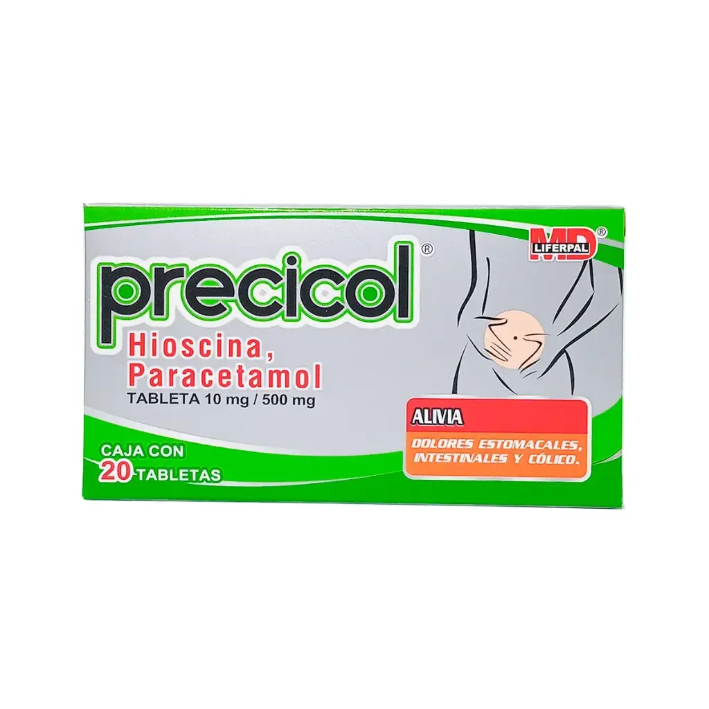 PRECICOL 10/500 MG TABLETAS CON 20 (GI)