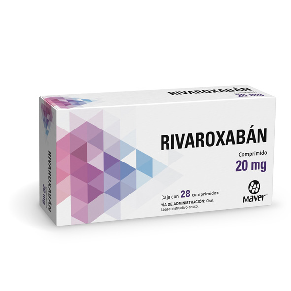 RIVAROXABAN MAVER 20 MG CPR CON 28 (GI)