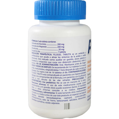 PLUSGEL TABLETAS CON 50 (GI)