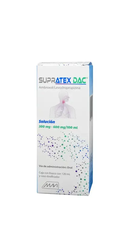 SUPRATEX DAC 300/600MG SOLUCION 120ML (GI)
