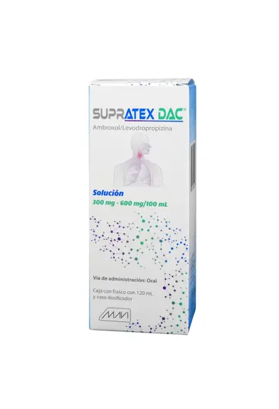 SUPRATEX DAC 300/600MG SOLUCION 120ML (GI)