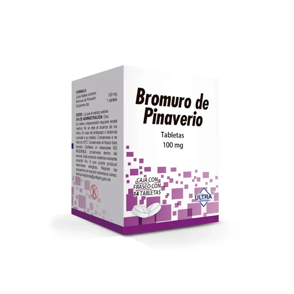 BROMURO DE PINAVERIO ULTRA 100MG TABLETAS CON 14 (GI)