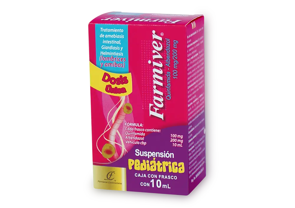 FARMIVER PEDIATRICO 100/200MG SUSPENSION 10ML (GI)