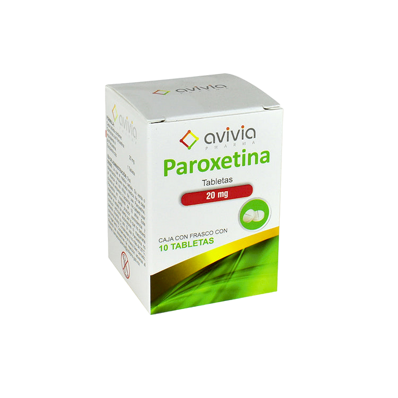 PAROXETINA AVIVIA 20MG TABLETAS CON 10 (GI)