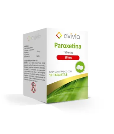 PAROXETINA AVIVIA 20MG TABLETAS CON 10 (GI)