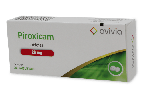 PIROXICAM AVIVIA 20MG TABLETAS CON 20 (GI)