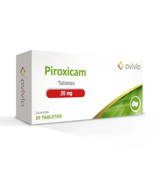 PIROXICAM AVIVIA 20MG TABLETAS CON 20 (GI)