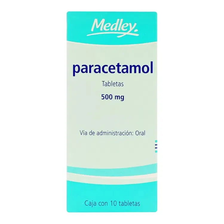 PARACETAMOL MEDLEY 500MG TABLETAS CON 10 (GI)
