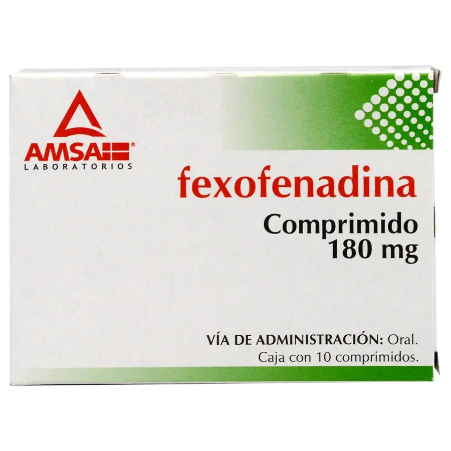 FEXOFENADINA AMSA 180MG COMPRIMIDOS CON 10 (GI)