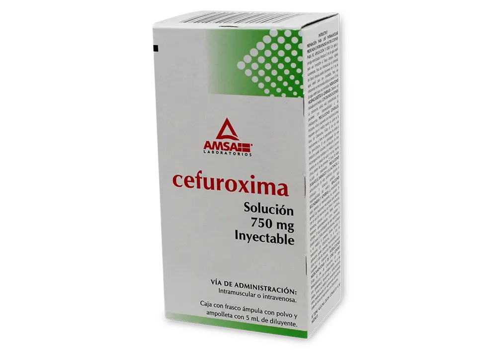 CEFUROXIMA AMSA 750MG INYECTABLE CON 1 (GI)